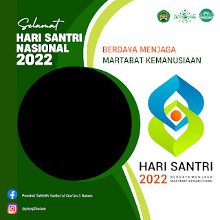 Twibbon Hari Santri Nasional Indonesia (HSN) 2022