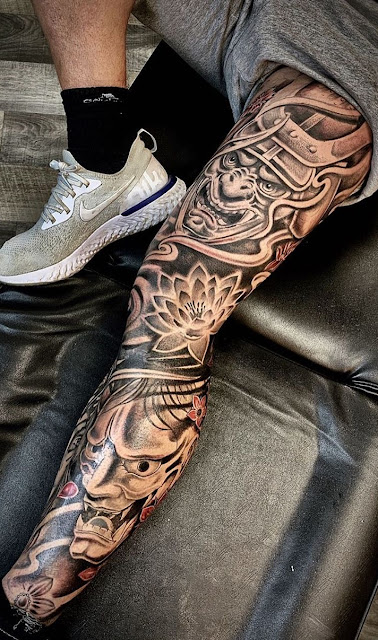 50 tatuagens masculinas para fazer nas pernas