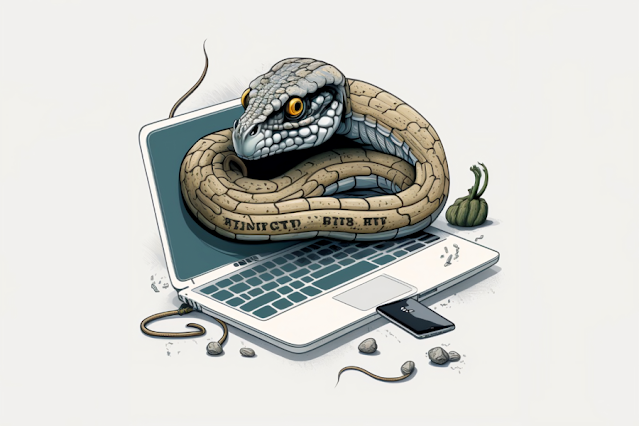 python-computer-cartoon