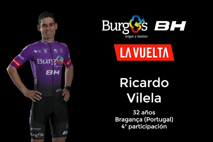 El ciclista portugués Ricardo Vilela entra en la alineación del Burgos - BH para la Vuelta a España