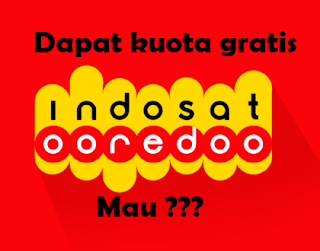 Cara claim dan mendapatkan bonus kuota internet gratis dari indosat