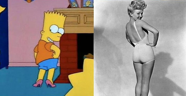 La foto de Betty Grable, Los Simpsons