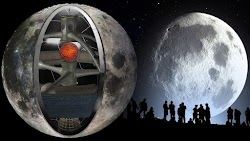  Καλλιτεχνική αναπαράστασή της κούφιας και τεχνητής Σελήνης .Ανεξάρτητοι επιστήμονες υποστηρίζουν την υπόθεση της κοίλης Σελήνης. Έχουν αναλ...