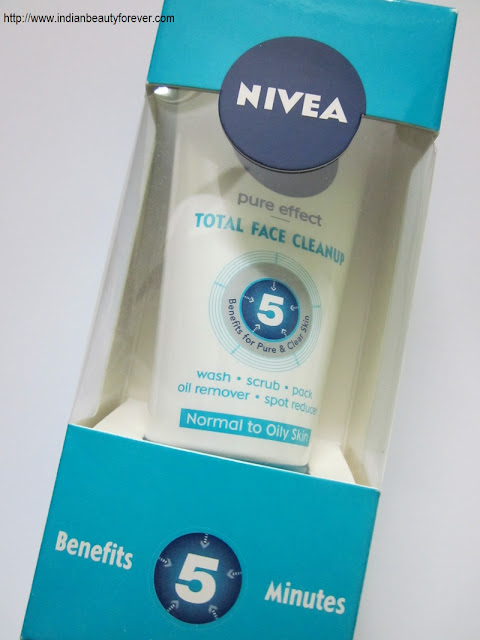 Nivea total face clean up