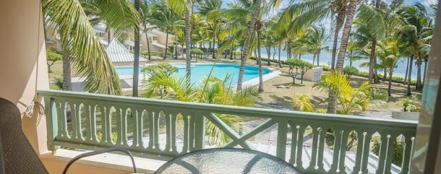 Oberer Balkon Sandy Toes Villa Palmar Mauritius