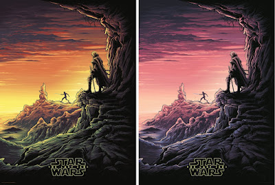 Star Wars The Last Jedi Screen Print Series by Dan Mumford x Acme Archives x Bottleneck Gallery x Dark Ink Art