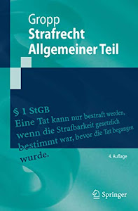 Strafrecht Allgemeiner Teil (Springer-Lehrbuch)