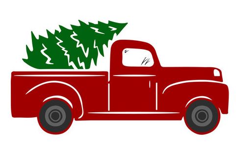 Download Vintage Red Truck - Free SVGs & Project Ideas