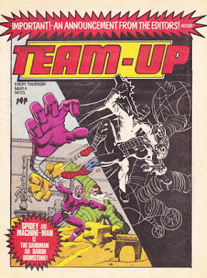 Team-Up #25, Machine Man and Spider-Man