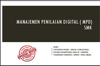 Aplikasi Manajemen Penilaian Digital (MPD) SMK