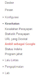 Sumbit Blog Ke Google Webmaster Tools Terbaru