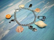 A fun in the sun bracelet for Florida beach lovers! This is beachy and fun! (florida seashell charm bracelet )