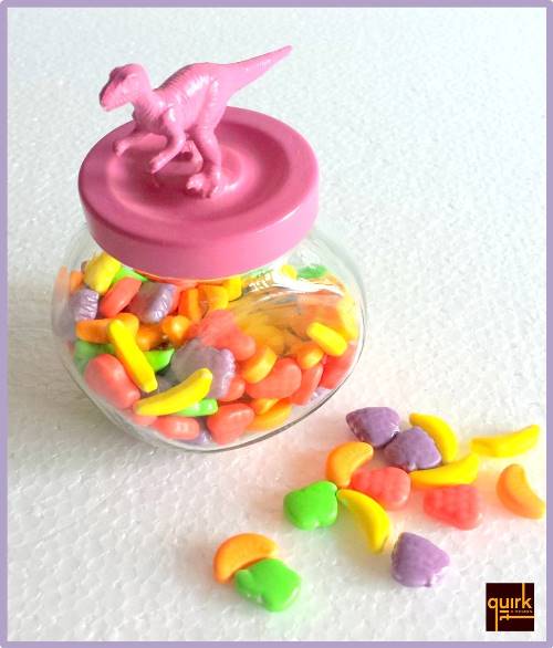 quirkitdesign_mason jars dinosaur lid_color_play_kids_quirky_DIY_home_decor