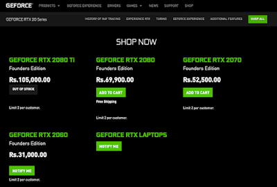 Nvidia GeForce RTX 2060 Price in India Revealed