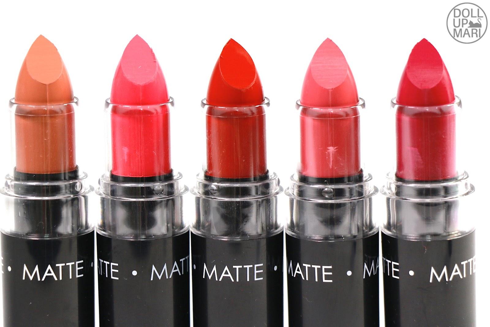 Silkygirl Go Matte Lipsticks Review and Swatches | Doll Up