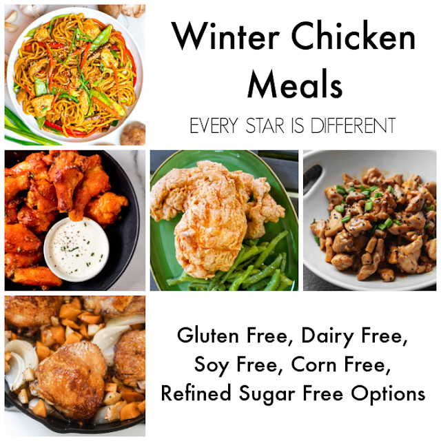 Winter Dinner Meals: Gluten Free, Dairy Free, Soy Free, Corn Free, Refined Sugar Free