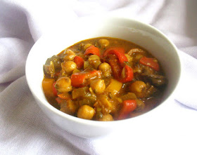 Creamy Chickpea and Portobello Mushroom Curry