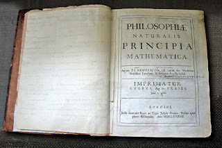 Photographie du livre - Philosophiae Naturalis Principia Mathematica .