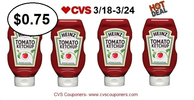 http://www.cvscouponers.com/2018/03/hot-pay-075-for-heinz-ketchup-with-this.html