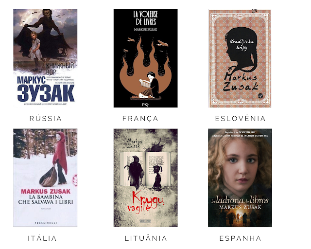 capas a menina que roubava livros