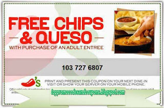 Free Printable Chili's Coupons