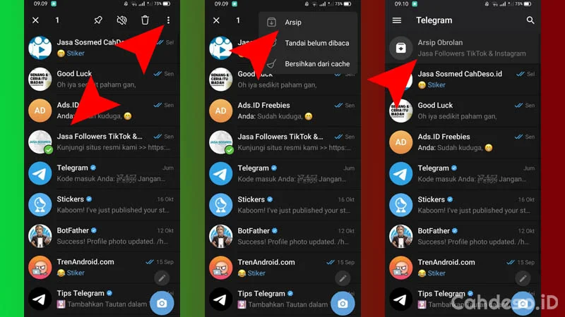 Cara Menyembunyikan Obrolan Telegram di HP Android Terbaru