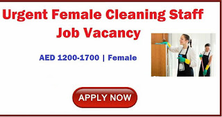 Female Cleaners Jobs in Superjet Group Dubai | Walk In Interview