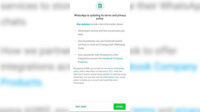 Whatsapp clearification on new privacy policy