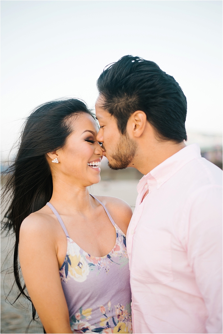 Gorgeous Stylish Santa Monica Engagement Session | Jenna Bechtholt Photography