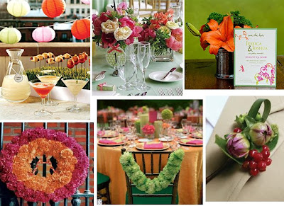 Pink  Green Wedding Programs on Wedding Forums   Wedding Chat   Theme Weddings