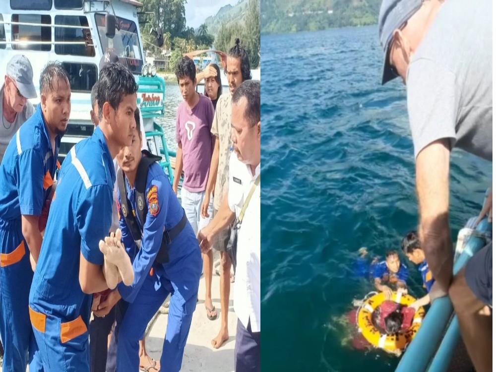  Heboh Penumpang Wanita Tewas Usai Melompat dari Kapal di Danau Toba