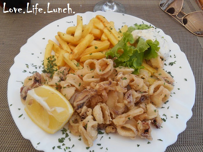 Lignje, frittura di calamari alla croata