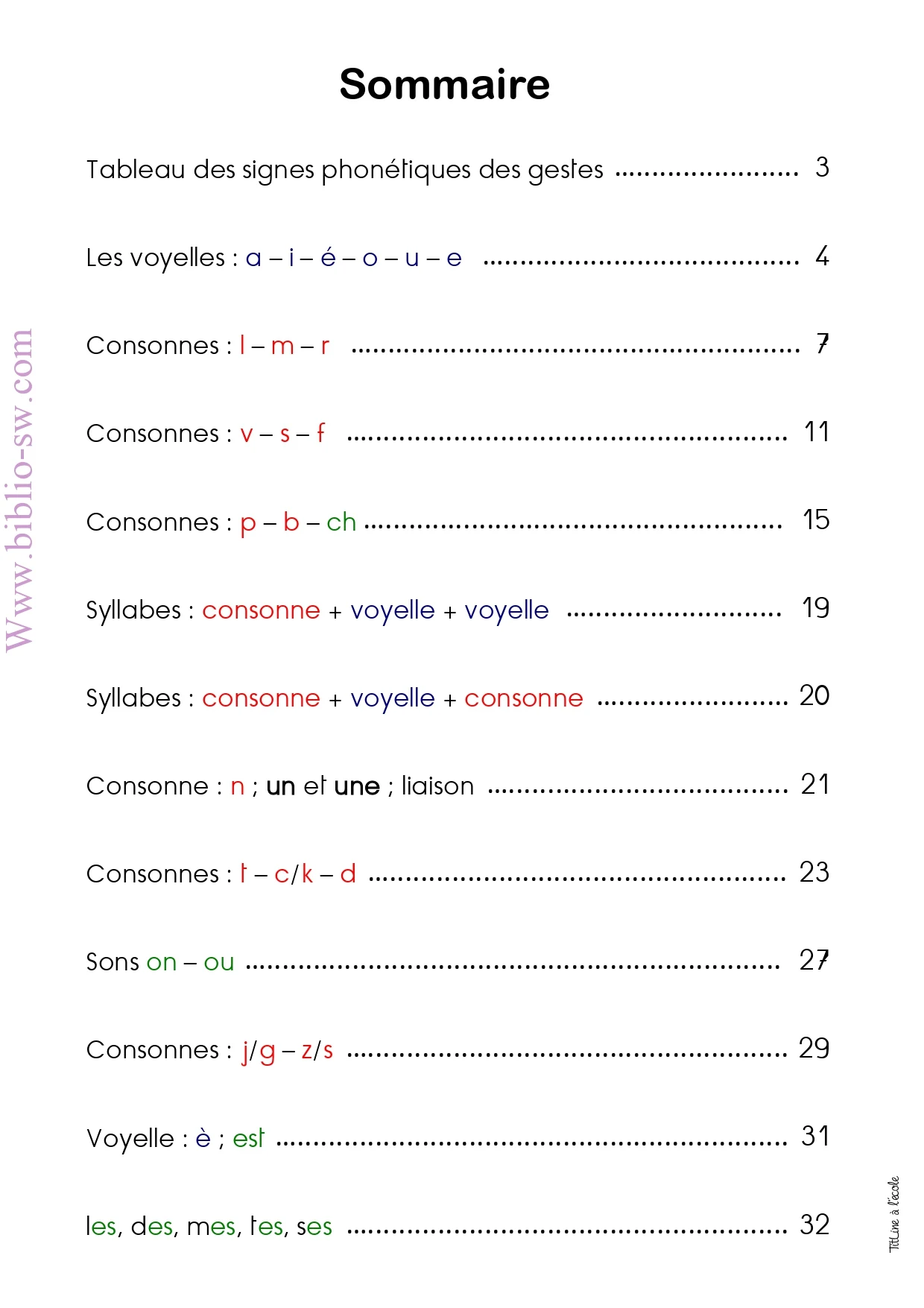 Mon premier livre en français