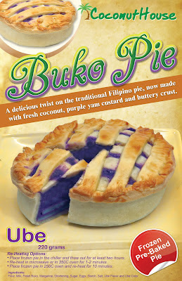 Buko Pie in Ube Flavor