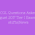 SSC CGL Questions Asked 17th August 2017 Tier I Exam (All shifts)