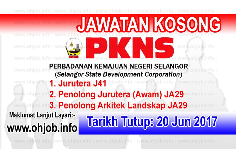 Job Vacancy at PKNS - Perbadanan Kemajuan Negeri Selangor 