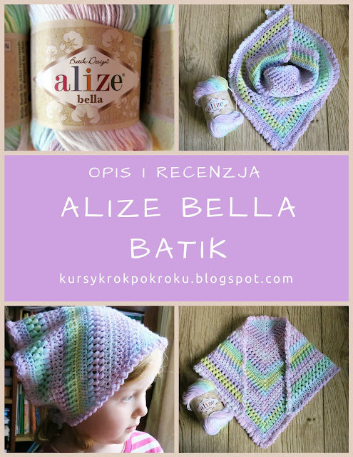 Recenzja włóczki Alize Bella Batik - idealna bawełna dla dzieci :)