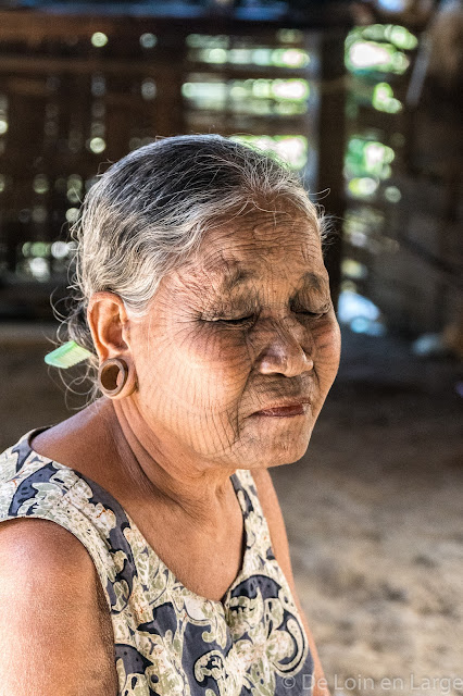 Village de Kainchaung-Rivière Lemro-Birmanie-Myanmar