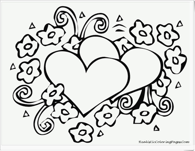  Heart Printable Coloring Pages Printable Full Size