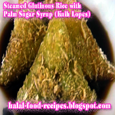 Country Food Recipes on Halal Food Recipes From Malaysia  Halal Food Recipe  Steamed Glutinous