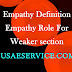Empathy Definition Empathy Role For Weaker section
