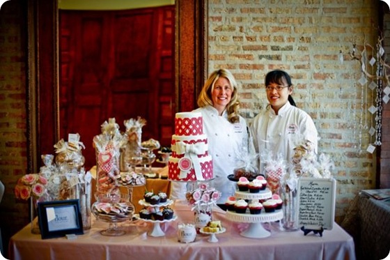 Flour Cake & Pastry table Christina Noel