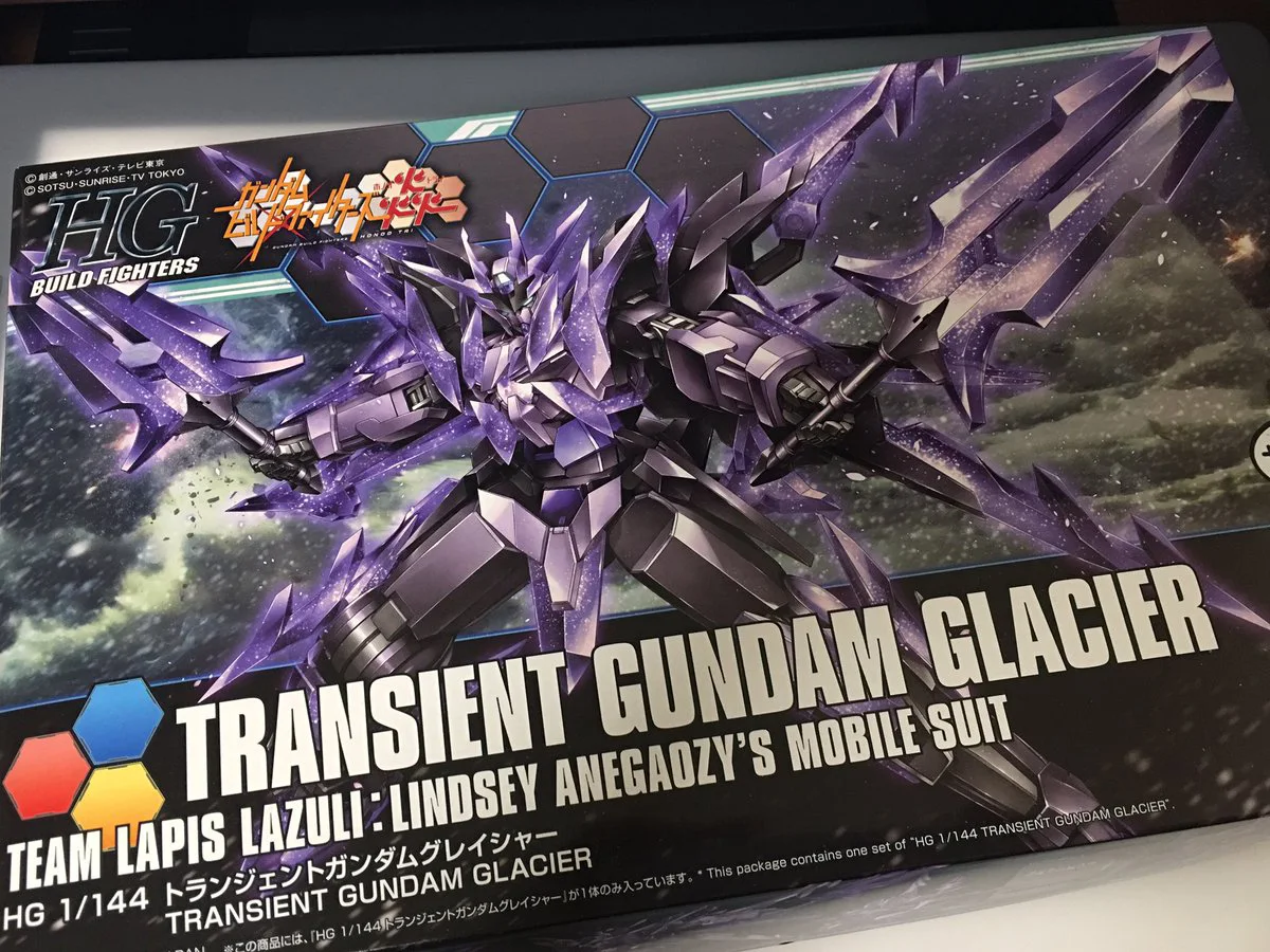 HGBF 1/144 Transient Gundam Glacier  - Release Info, Box art and Official Images