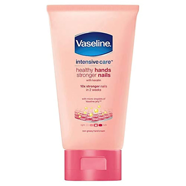 Vaseline Intensive Care Healthy Hand & Nail Conditioning Hand Cream, with Keratin