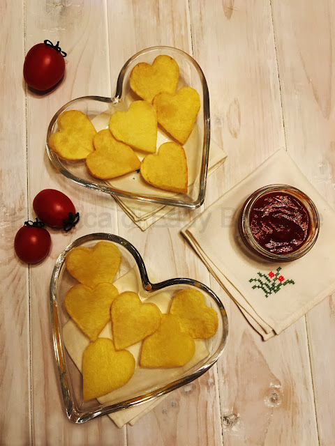 hiperica di lady boheme blog di cucina, ricette facili e veloci. Patatine fritte cuoricini ricetta