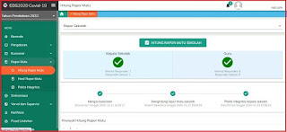 Hitung Rapor Mutu, Pakta Integritas EDS 2020 Covid 19