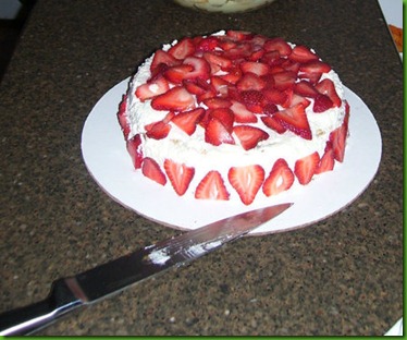 Swedish Strawberry Cake