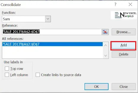 Cosolidate Data in Excel in Hindi