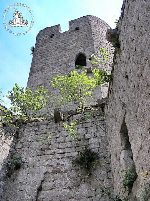 ANDLAU (67) - Le château-fort du Haut-Andlau (XIIIe siècle)