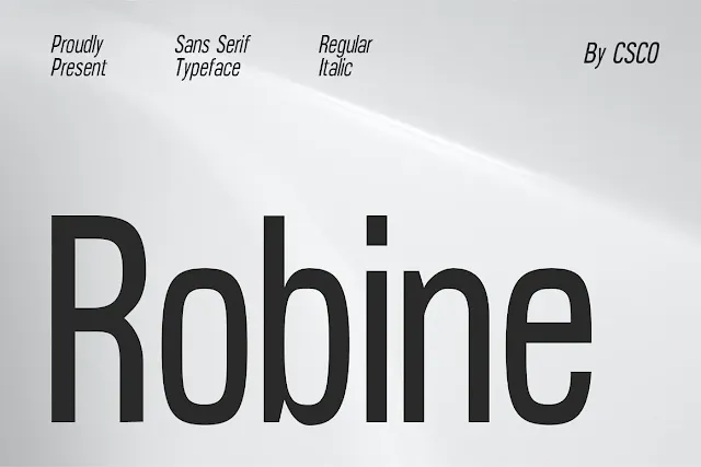 Robine Sans Serif Font